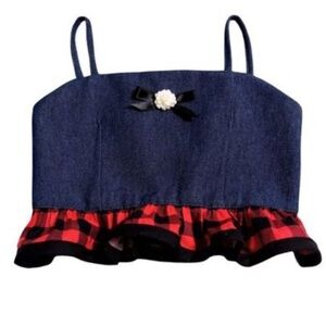 Little Girls Corset Top/Cropped Top
